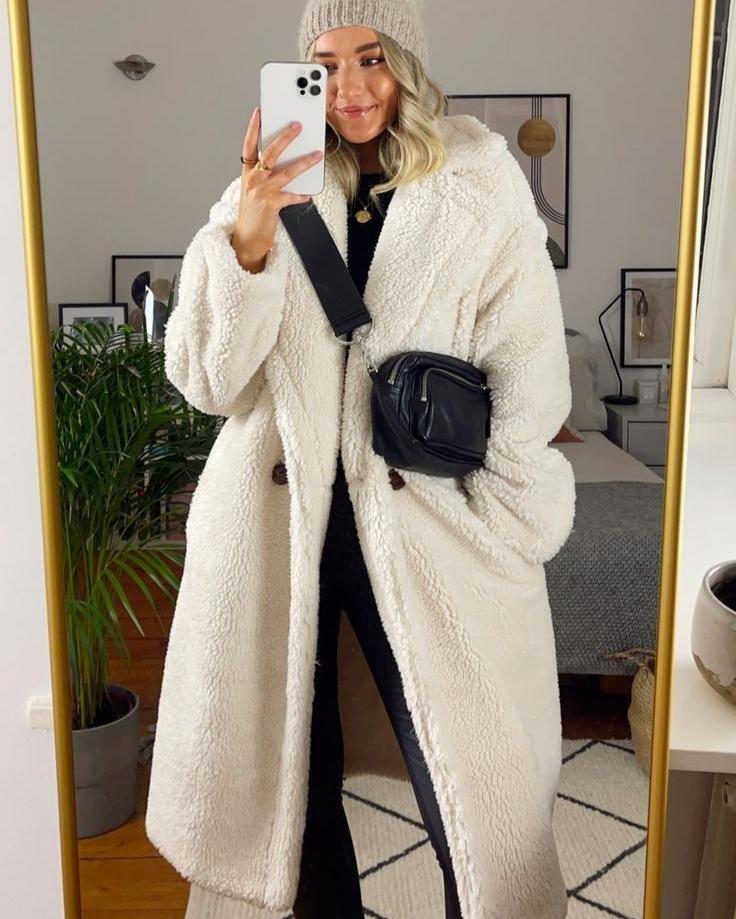 Sofia Plush Oversized Coat