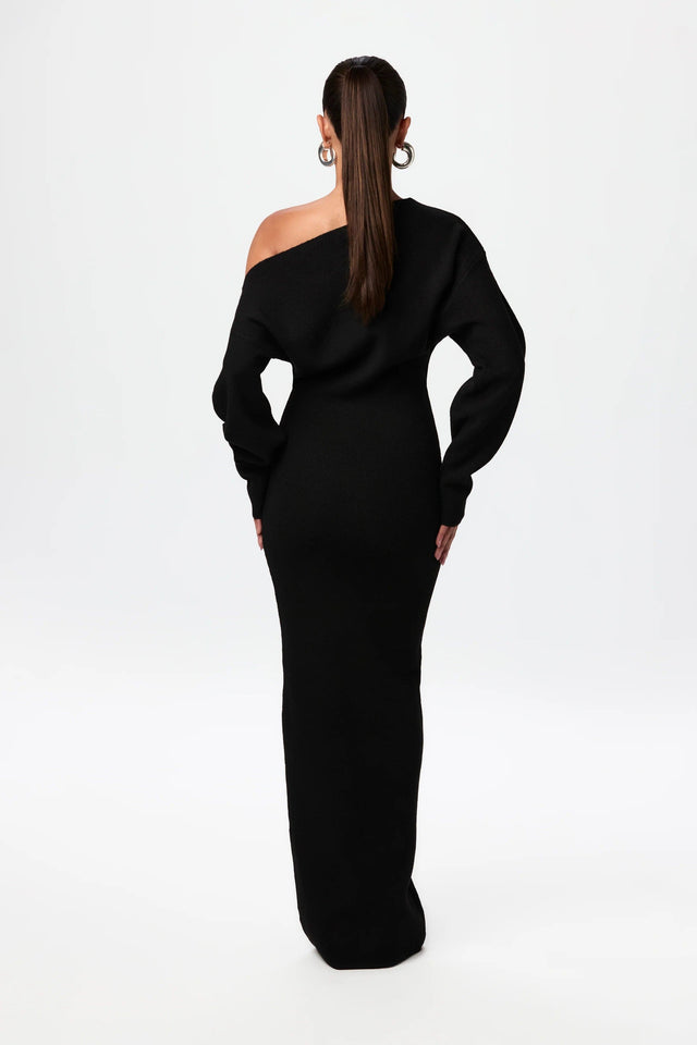 Mila Knit | Shoulderless Maxi