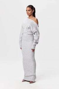 Mila Knit | Shoulderless Maxi