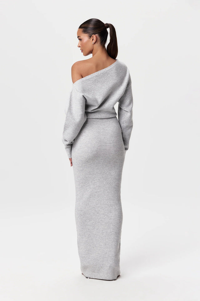 Mila Knit | Shoulderless Maxi
