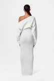 Mila Knit | Shoulderless Maxi