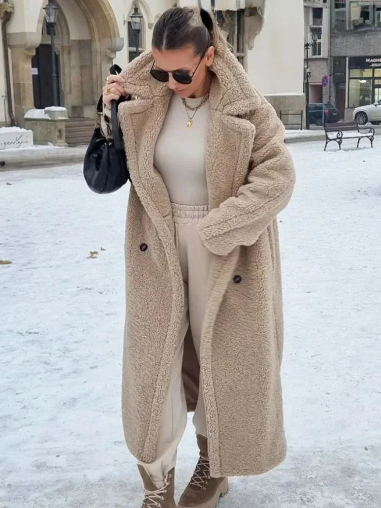 Sofia Plush Oversized Coat