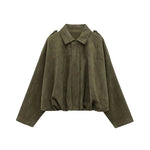 Velour Bomber Jacket