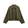 Velour Bomber Jacket