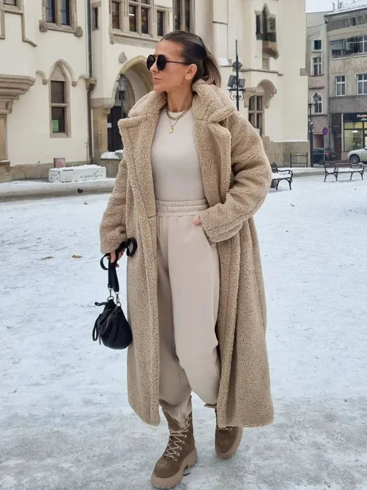 Sofia Plush Oversized Coat